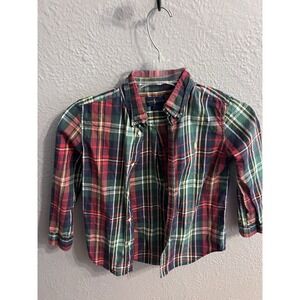 Boys Ralph Lauren  Plaid long sleeve size 6